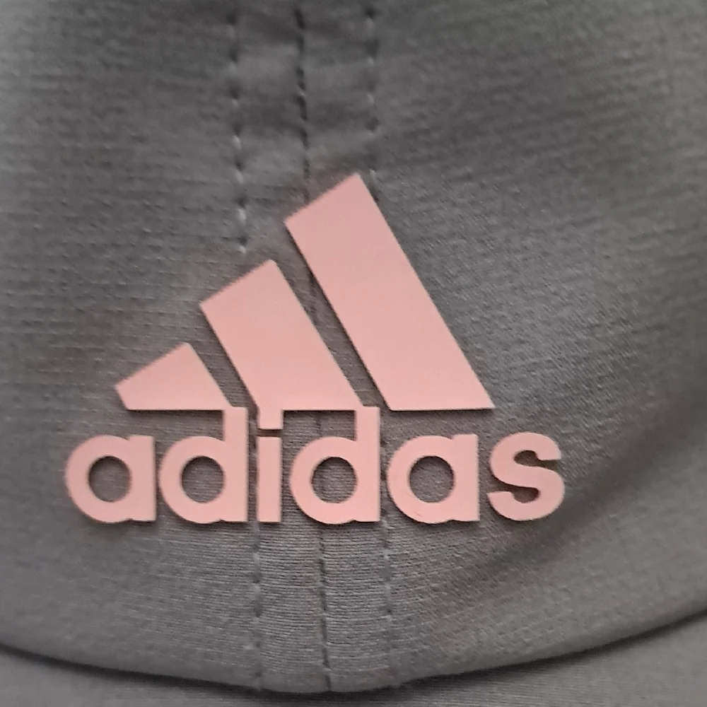 Adidas Gray and Pink Women's Cap